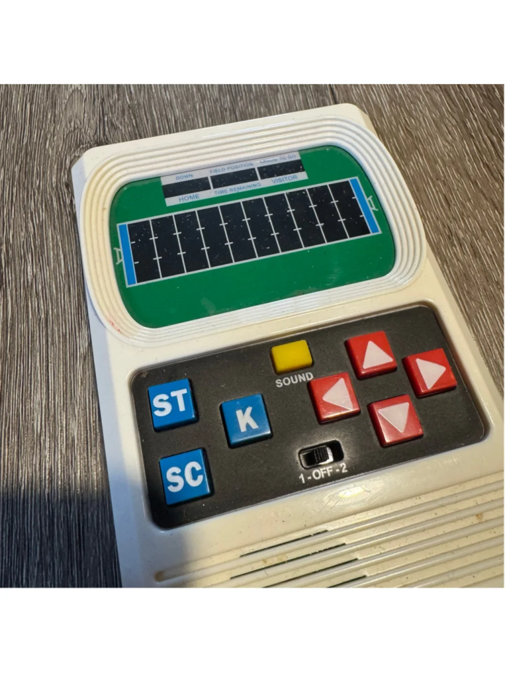 Vtg 1977 Mattel Electronic Football Handheld Game